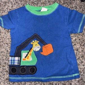Charming Blue and Green Kids Set with Giraffe Design